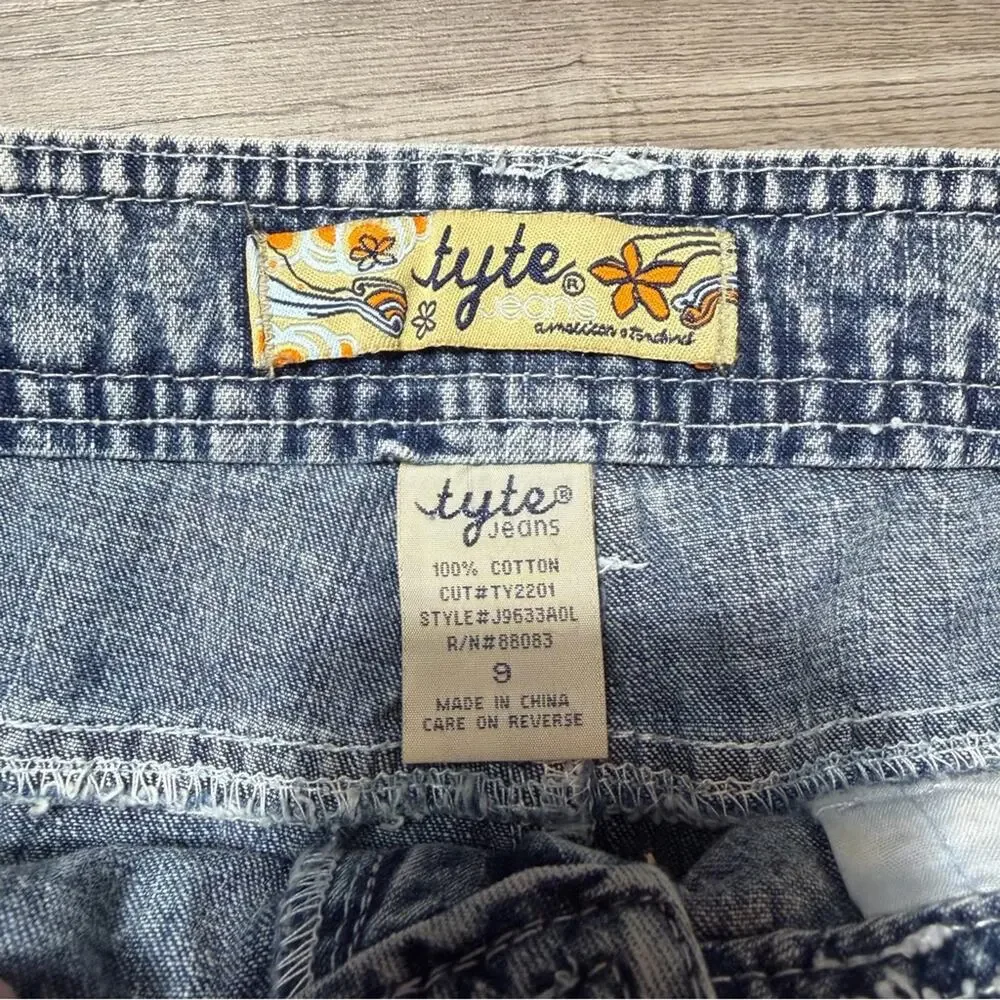 Y2K Tyte Denim Mini Skirt Size 9